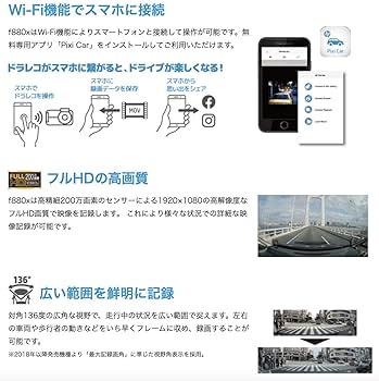 【未使用】Car Camcorder F880X ドライブレコーダー Amazon | 【hp ヒューレットパッカード】 ドライブレコーダー